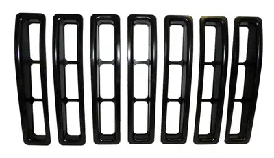 Crown Automotive Jeep Replacement RT Off-Road - Plastic Black Grille Insert Set