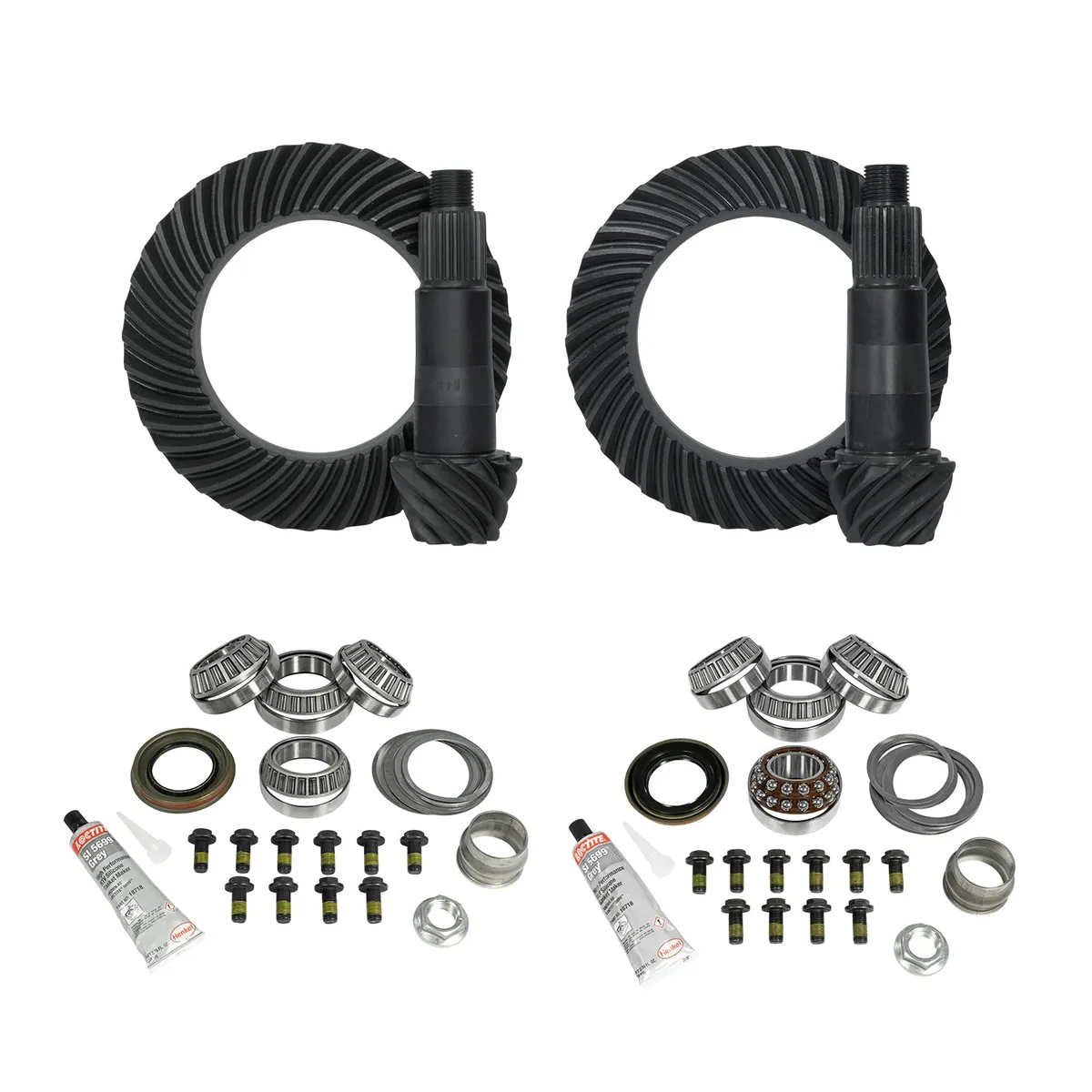 Re-Gear And Install Kit Dana 44 Front & Rear Jeep Jl/Jt Rubicon 4.88 JL & Jt Rubicon D44 (M220) Rear/ D44 (M210) Front 4.88 Ratio Complete Gear/Kit Package Yukon Gear product image
