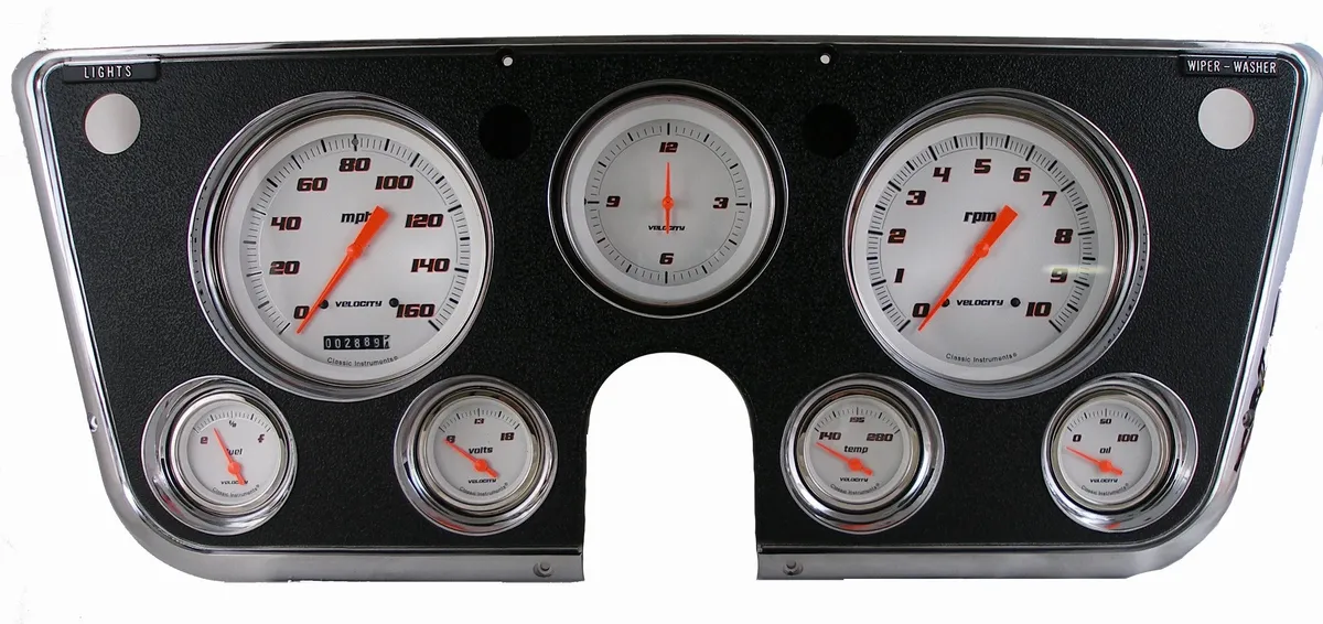 Classic Instruments Classic Instruments Velocity White 67-72 Chevy Truck pk