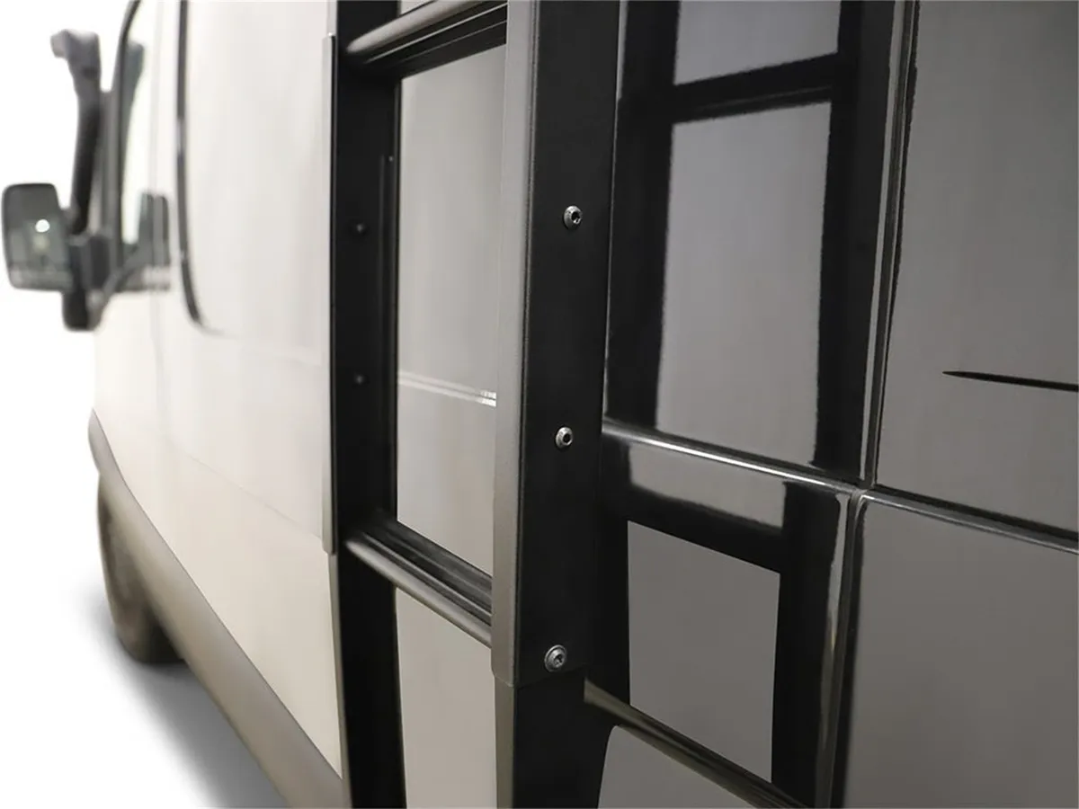 Slimpro Van Rack Ladder; For 2007-2023 Mercedes-Benz Sprinter 2nd Gen 906 L1\/SWB/2nd Gen 906 L2\/MWB/2nd Gen 906 L3+L4\/LWB/3rd Gen 907\/910 L1\/SWB/3rd Gen 907\/910 L2\/MWB; product image