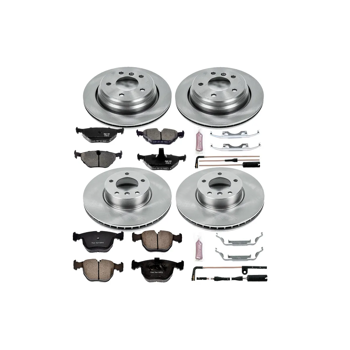 Z17 Direct Replacement Kit: Rotors; Ceramic Pads W/Hardware; Pad Sensors product image