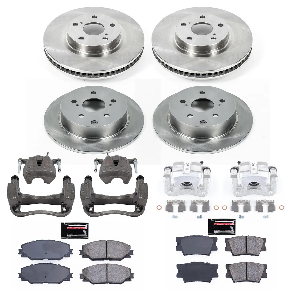 Z17 Direct Replacement Kit: Rotors; Ceramic Pads; Calipers product image