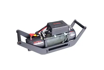 TrailFX TrailFX WA018 Winches updated To 12K Lbs 2 In Receiver Mount Text Pwdr Ctd W/Hitch Pin & Clip