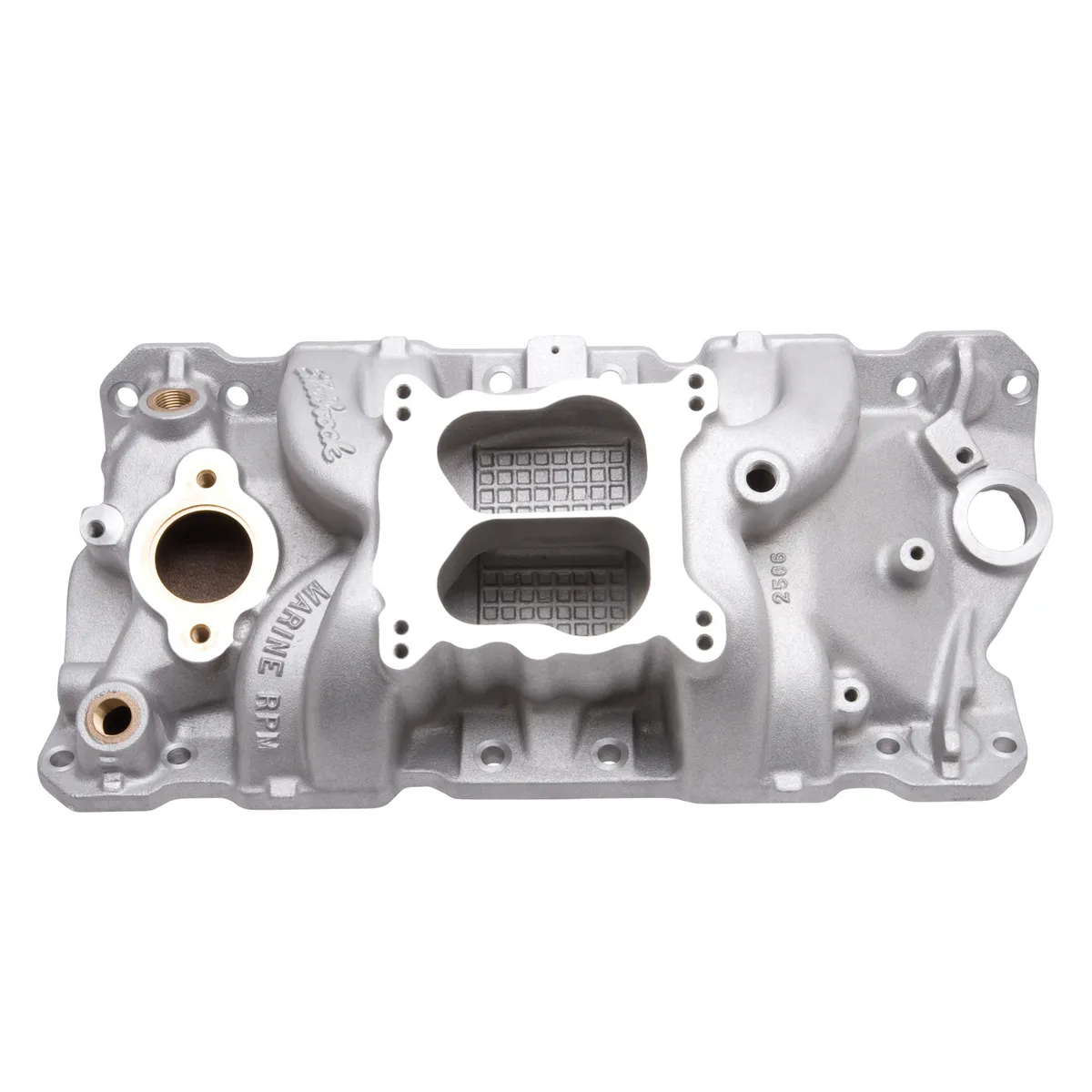 Edelbrock 2506 Performer RPM Q-JET Marine Application Intake Manifold Small-Block Chevy 1987-95 product image