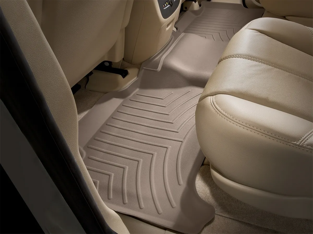2007 + Chevrolet Suburban Tan Rear FloorLiner 2nd row / 2007 + Chevrolet Tahoe Tan Rear FloorLiner / 2007 + GMC Yukon Tan Rear FloorLiner 2nd row product image