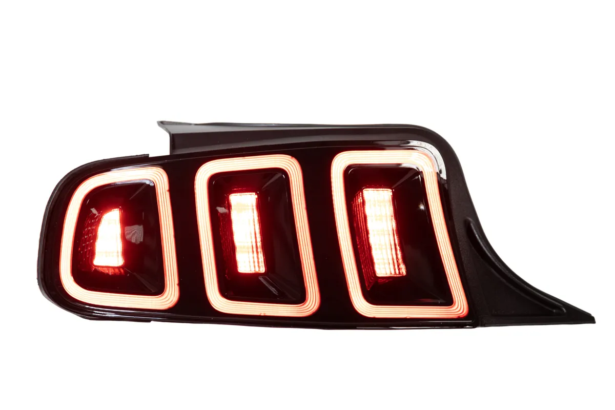 1523 Ford Mustang Sequentail LED Tail Lightglossey Black/Clear Renegade product image