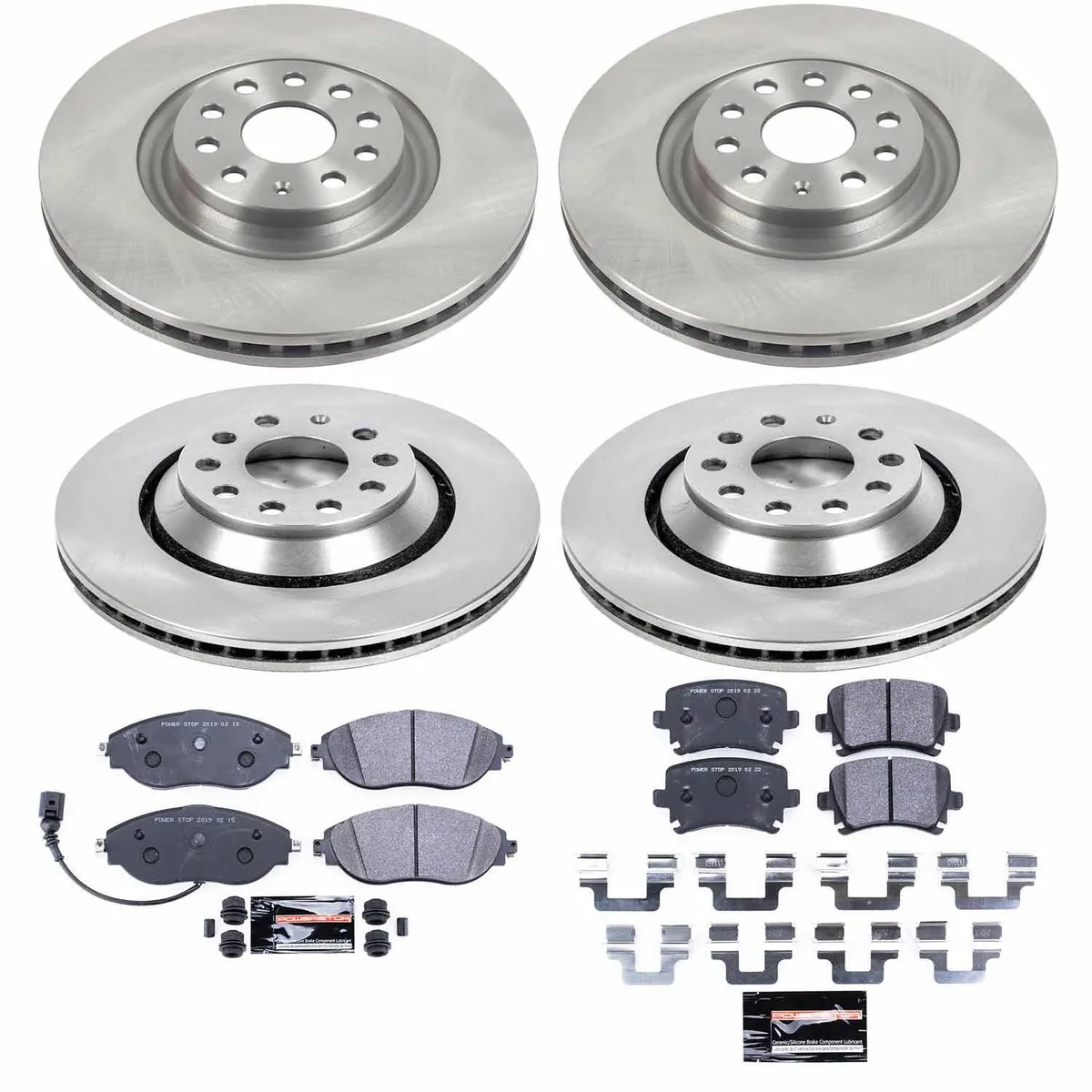 Track Day Spec Kit-Stage 2 Kit For Spec Racing Series/Advanced Track Day Enthusiasts: Rotors And Pads-For Use W/Race Tires product image