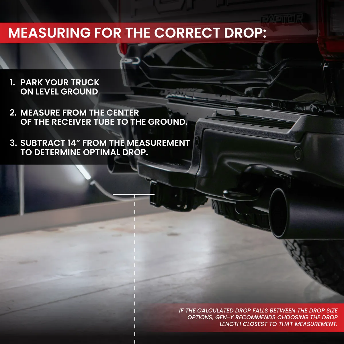 PHANTOM-X 2.5 Solid Shank 7.5 Drop 1.6K TW 16K Hitch GH-051 Versa-Ball GH-032 Pintle Lock product image
