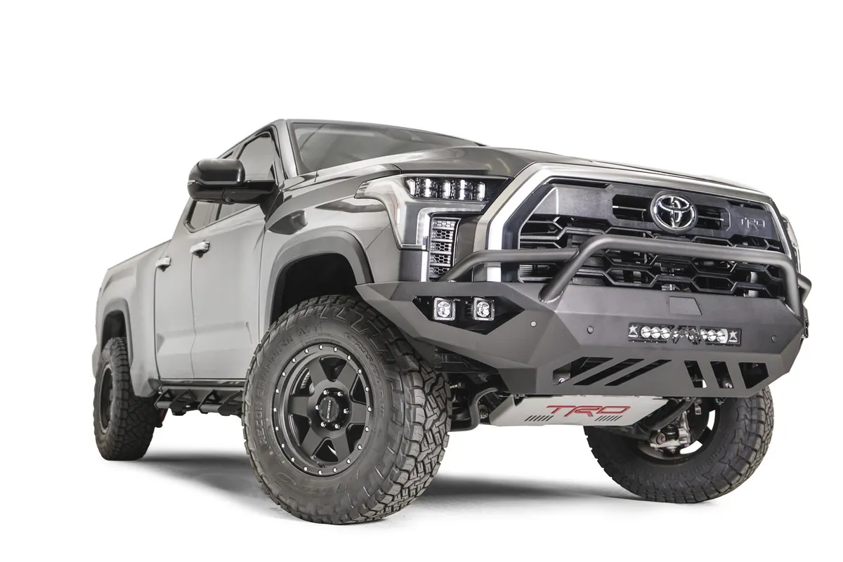 Vengeance Front Bumper; 2 Stage Black Powder Coated; w/Pre-Runner Guard; product image