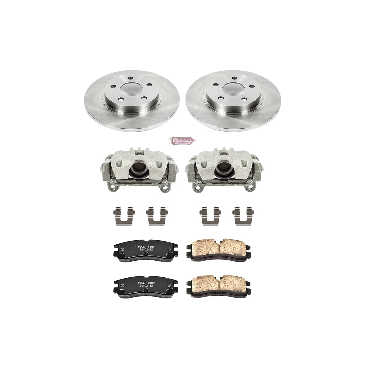 Z17 Direct Replacement Kit: Rotors; Ceramic Pads; Pad Sensors; Calipers product image