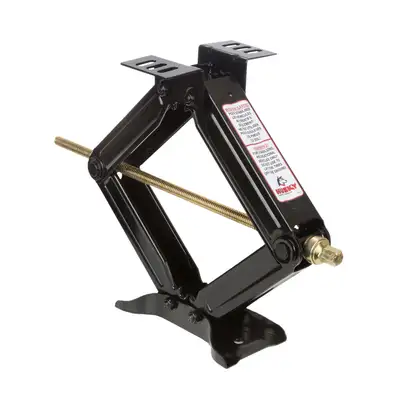 Husky Towing Husky Towing 88134 Scissor Mechanical 5000 LB Capacity 20 Height Powder Coated Black Steel 2 Pack