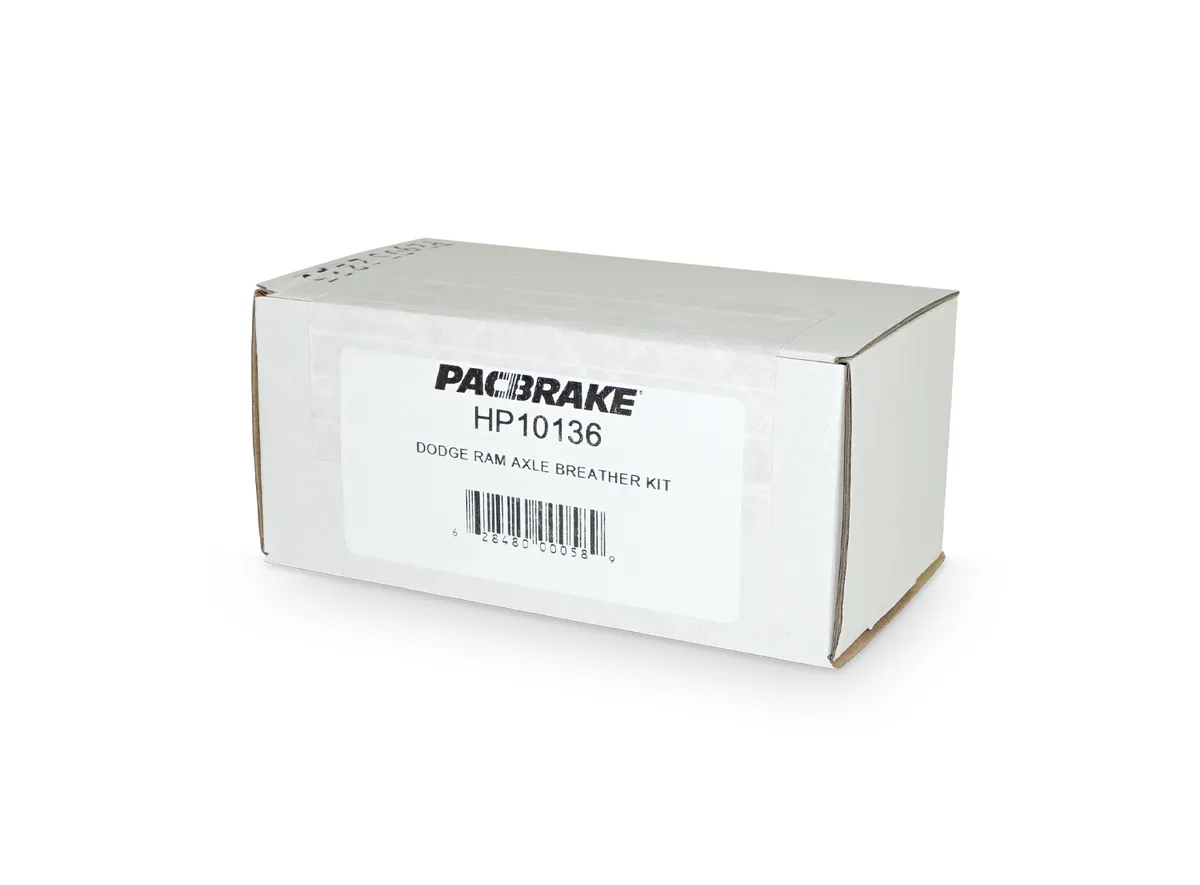 Pacbrake Axle Breather Relocation Kit For 03-20 Dodge Ram 3500 Cab and Chassis Pacbrake
