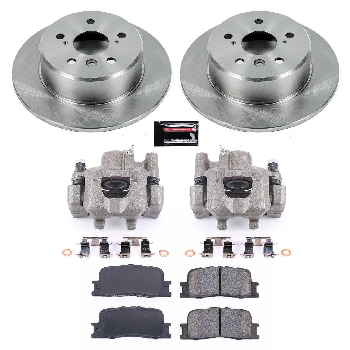 Z17 Direct Replacement Kit: Rotors; Ceramic Pads; Calipers product image