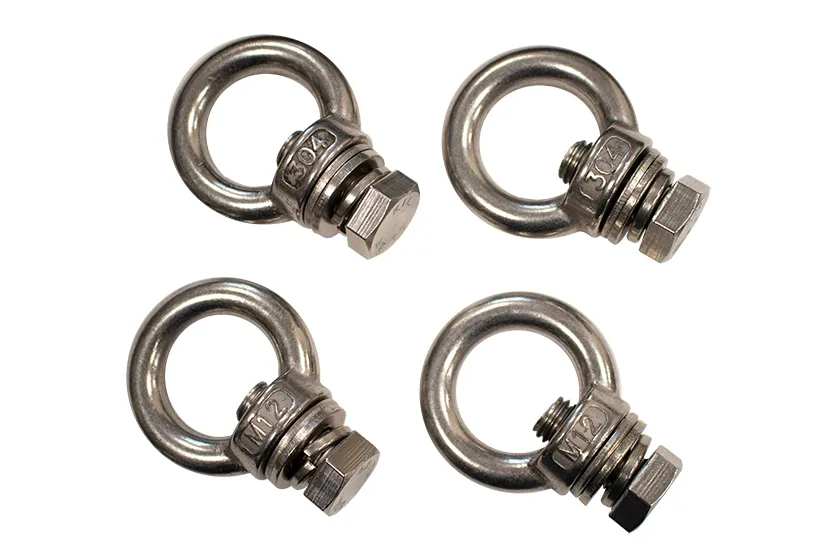 Jeep Storage/Bed Rack Tie Down Kit Stainless Steel Fishbone product image