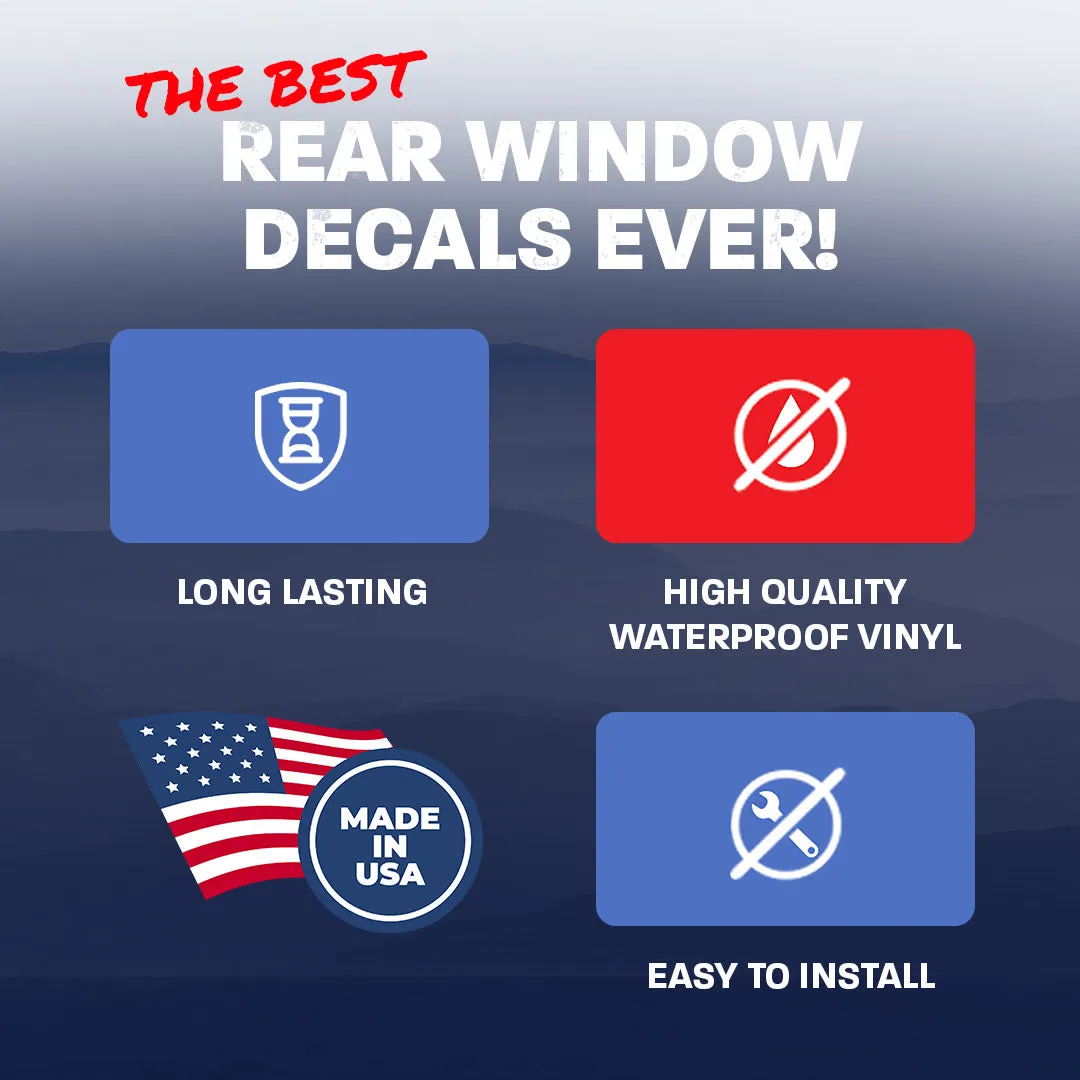 Turtle Rear Window Decal product image