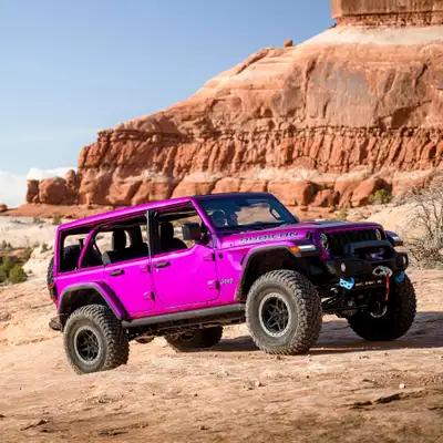 AccuAir Suspension / Arnott & JRI Motorcycle JEEP Wrangler 4xE/E-Torque/392 2018 - 2025 3.5" Upgraded Dynamic Lift Kit with Piggyback Shocks (not diesel compatible)