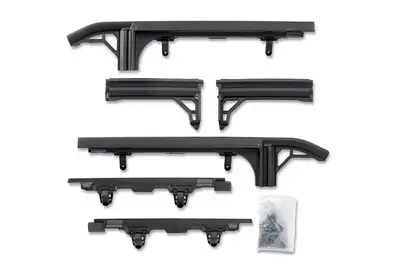 Bestop Jeep Door Surrounds For Jeep 2018-Current Wrangler JL 4 Door Black Polypropylene Bestop
