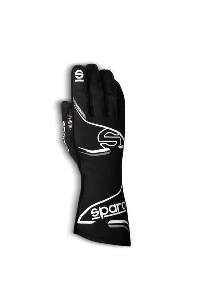 Sparco Motor Sports Glove Arrow+ Large Black / White