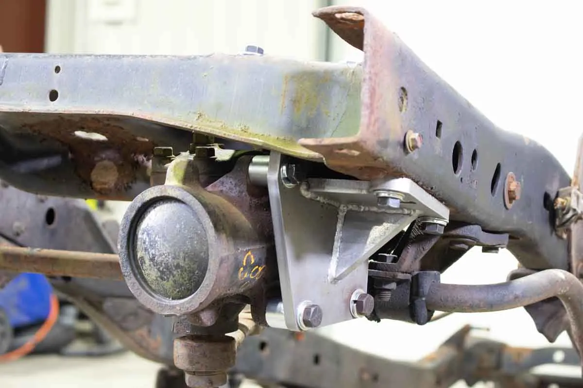HD Steering Box Brace 76-86 CJ7 and CJ8/Scrambler Fishbone Offroad product image