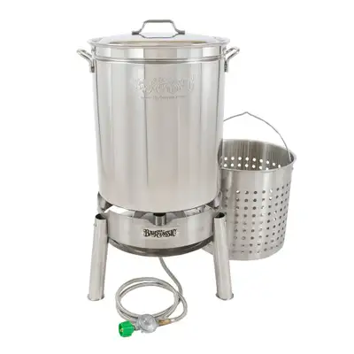 Bayou Classic 62-qt Stainless Steam and Boil Cooker Kit