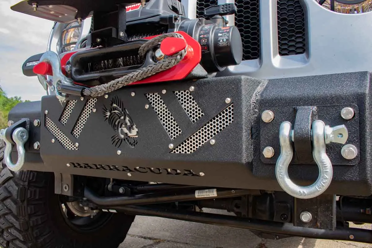 Barracuda Modular Front Bumper - Base 07-18 Jeep Wrangler, 18-Present Jeep Wrangler, 18-Present Jeep Gladiator JT Fishbone Offroad product image