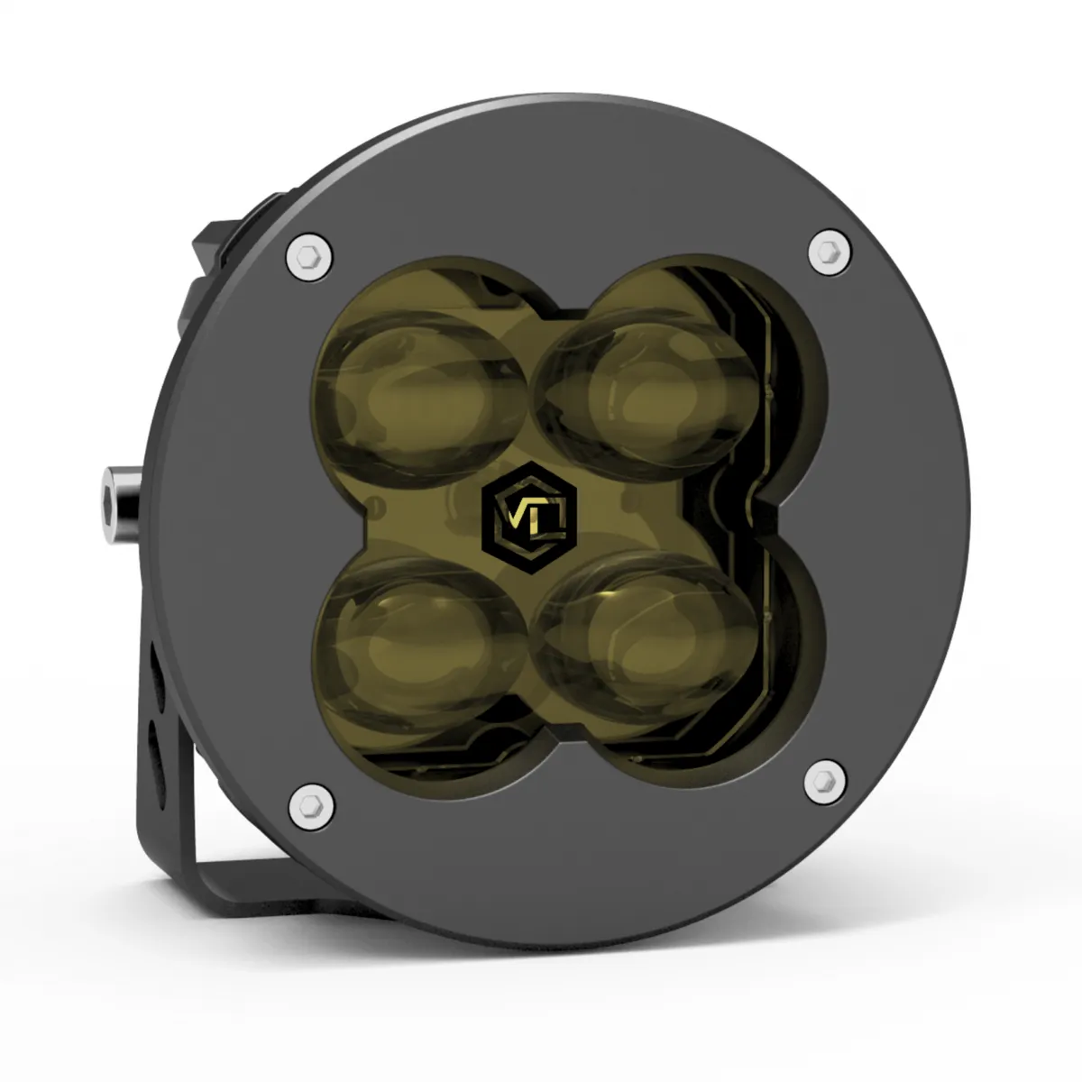 Vivid Lumen Industries FNG 3 RR SAE 3 Inch Backlit Fog Light Pods Yellow Round Dot/SAE Pair Vivid Lumen