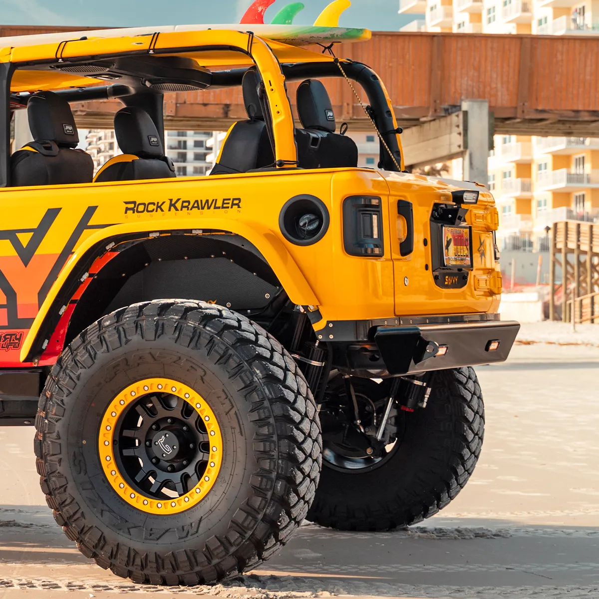18c Wrangler Spare Tire Delete Raw product image