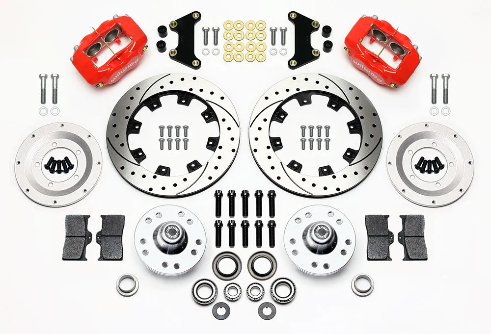 1949 - 1962 Chevrolet Forged Dynalite Big Brake Front Brake Kit (Hub) - 140-11812 product image