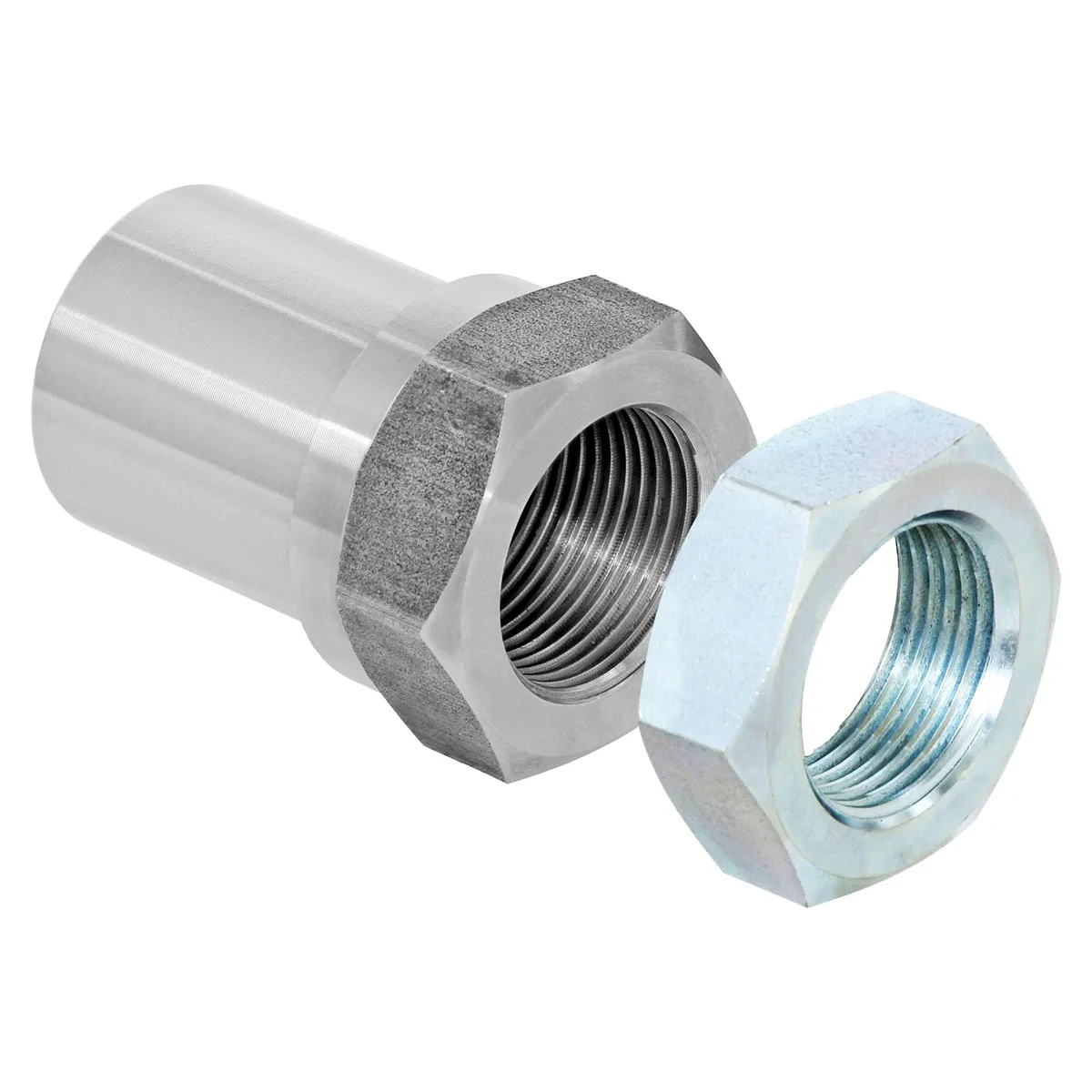 Threaded Bung With Jam Nut 1 1/4 Inch-12 Right Hand Thread Set RockJock 4x4 product image