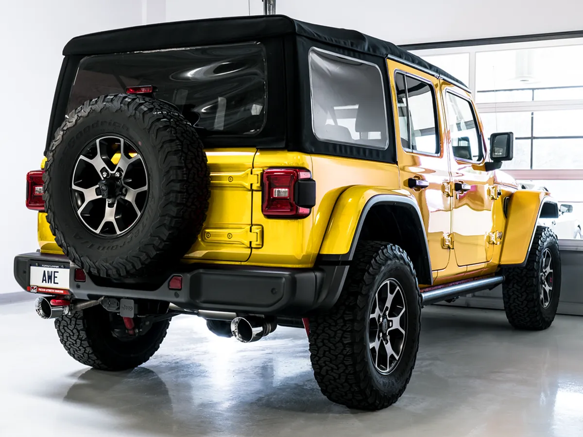AWE Exhaust Suite for the 2.0T Jeep JL/JLU Wrangler product image