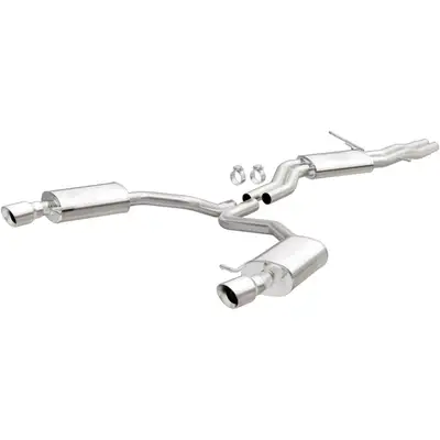 MagnaFlow Exhaust Products MagnaFlow 2012-2015 Audi A7 Quattro 3.0L | 2012-2015 Audi A6 Quattro 3.0L Touring Series Cat-Back Performance Exhaust System 19159