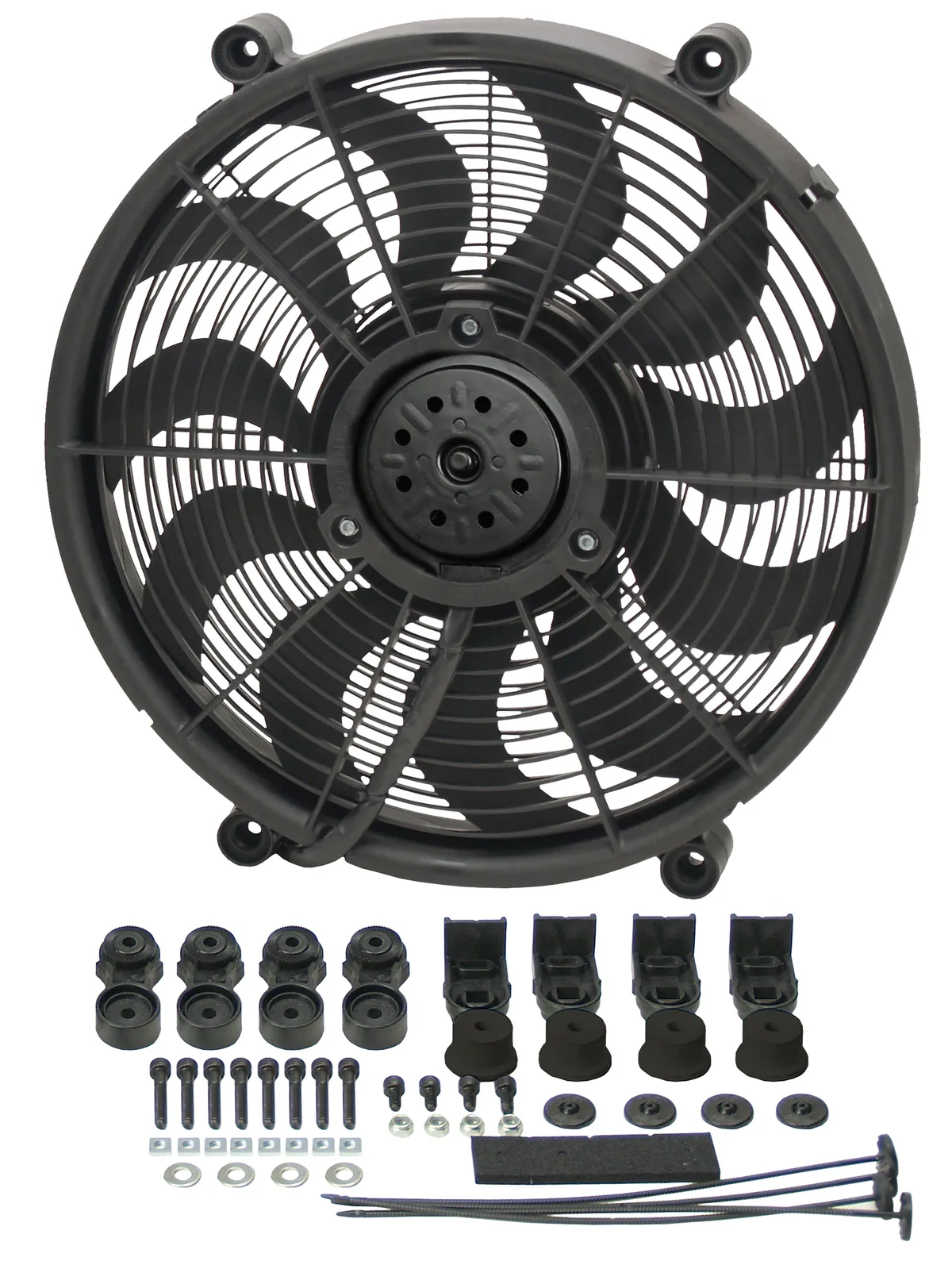 17 High Output Single RAD Pusher/Puller Fan with Premium Mount Kit product image