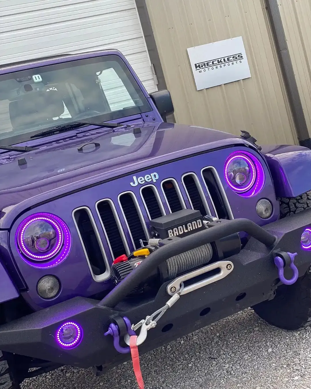 ORACLE Lighting 2007-2018 Jeep Wrangler JK LED Surface Mount Fog Light Halo Kit - White / No product image