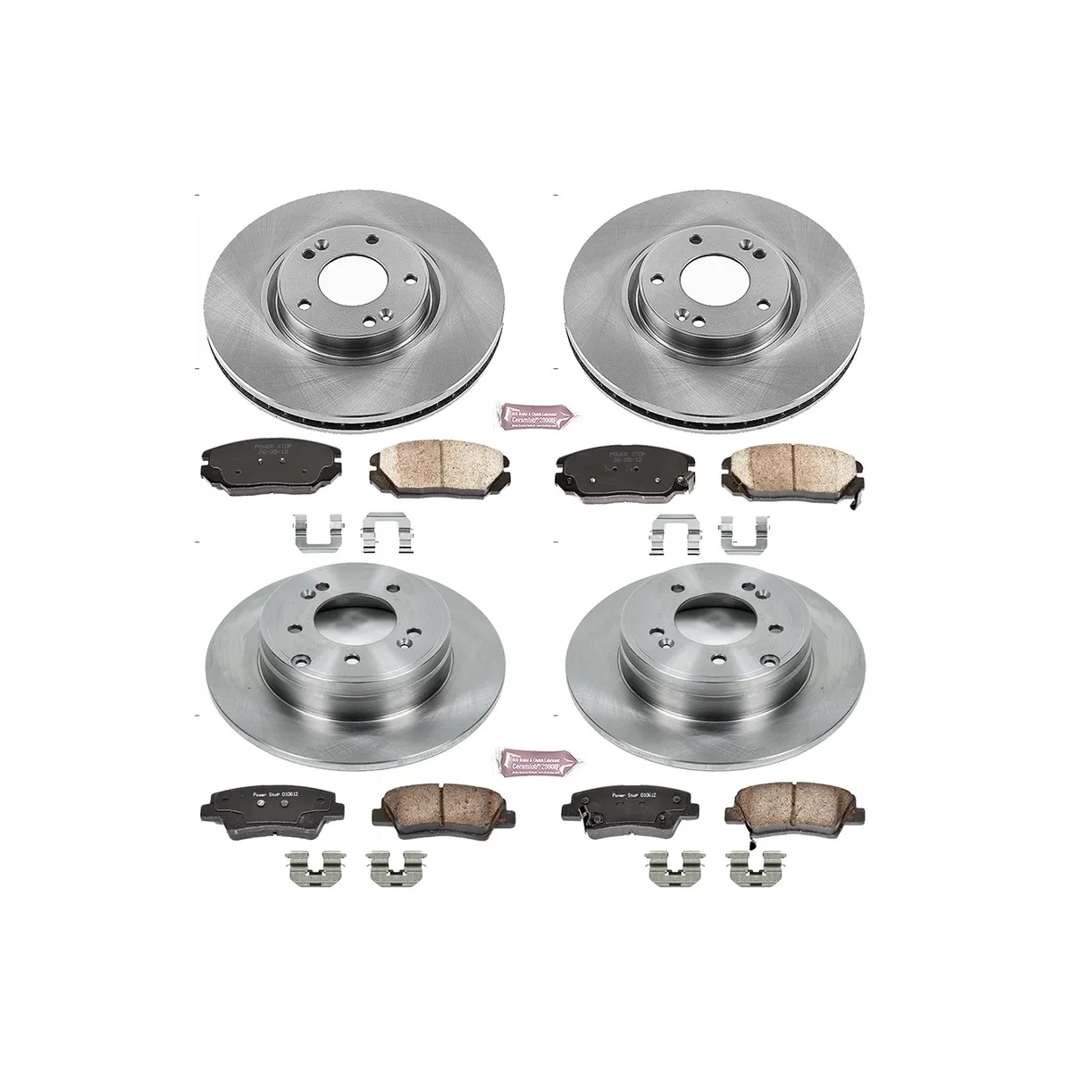 Z17 Direct Replacement Kit: Rotors; Ceramic Pads W/Hardware product image
