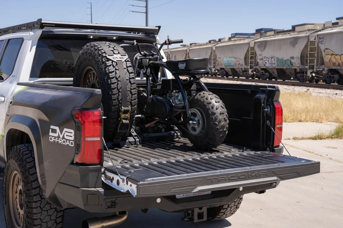 Universal Truck Bed Tire Carrier & Accessory Mountblack product image