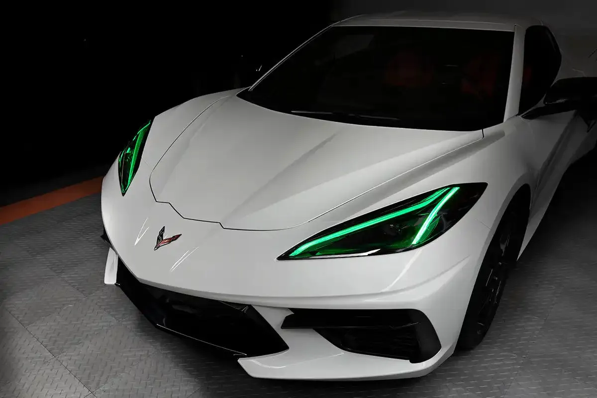 1442-335 - 2020-2021 Chevrolet c8 Corvette Oracle Colorshift Rgb+a LED Headlight DRL Upgrade product image
