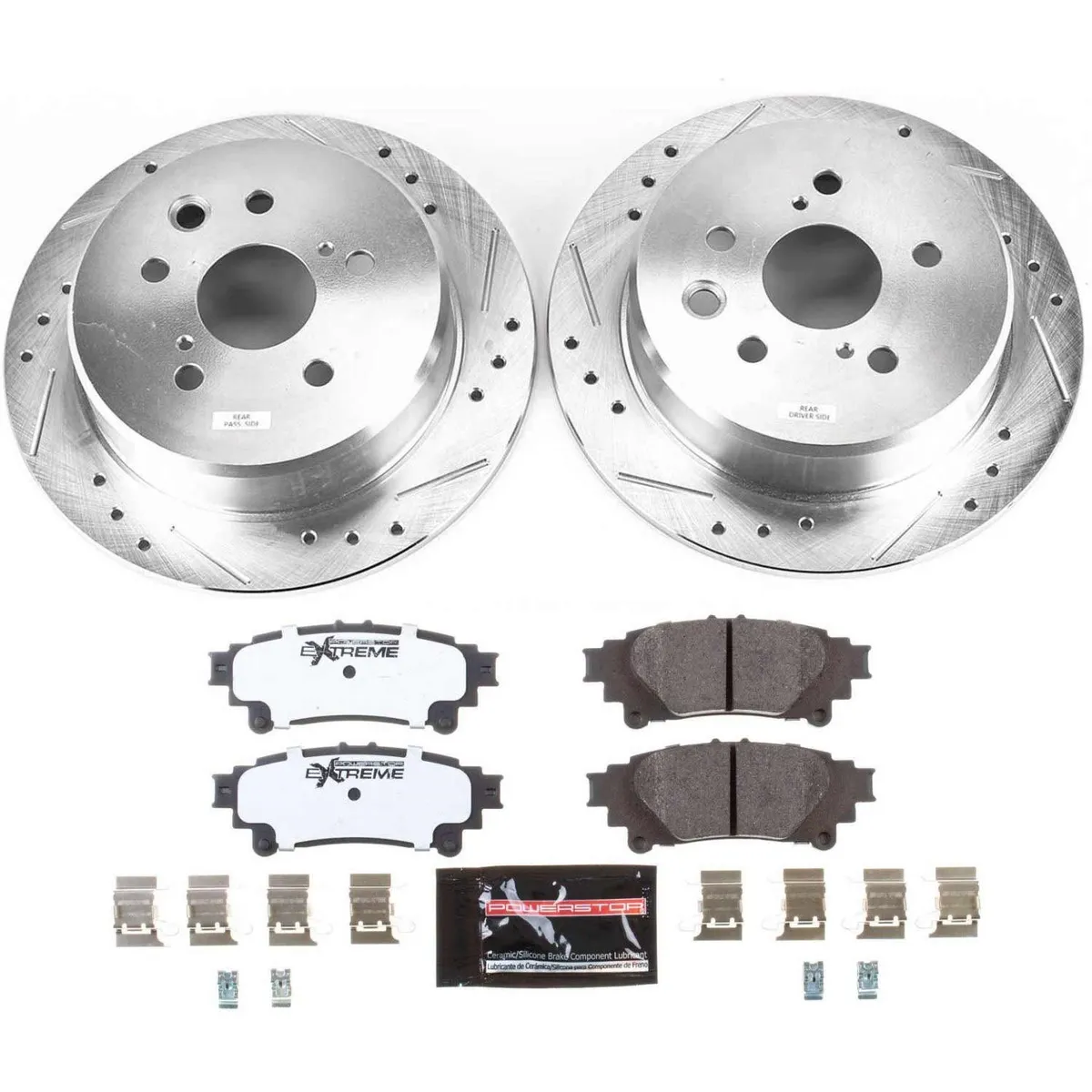 Z26 Street Warrior Upgrade Kit: Drilled/Slotted Rotors; Carbon-Fiber Ceramic Pads W/Hardware product image