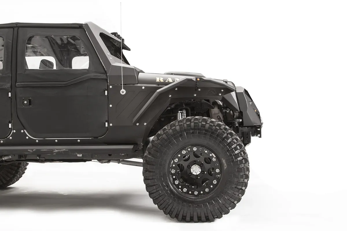 Jeep JK Front Fender Flare Jeep JL Front Fender Flare must use base fender JL2000-1 product image