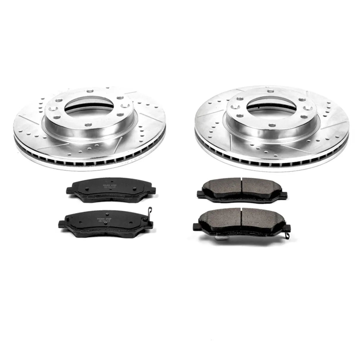 Z23 Evolution Sport Upgrade Kit: Drilled/Slotted Rotors; Carbon-Fiber Ceramic Pads W/Hardware product image