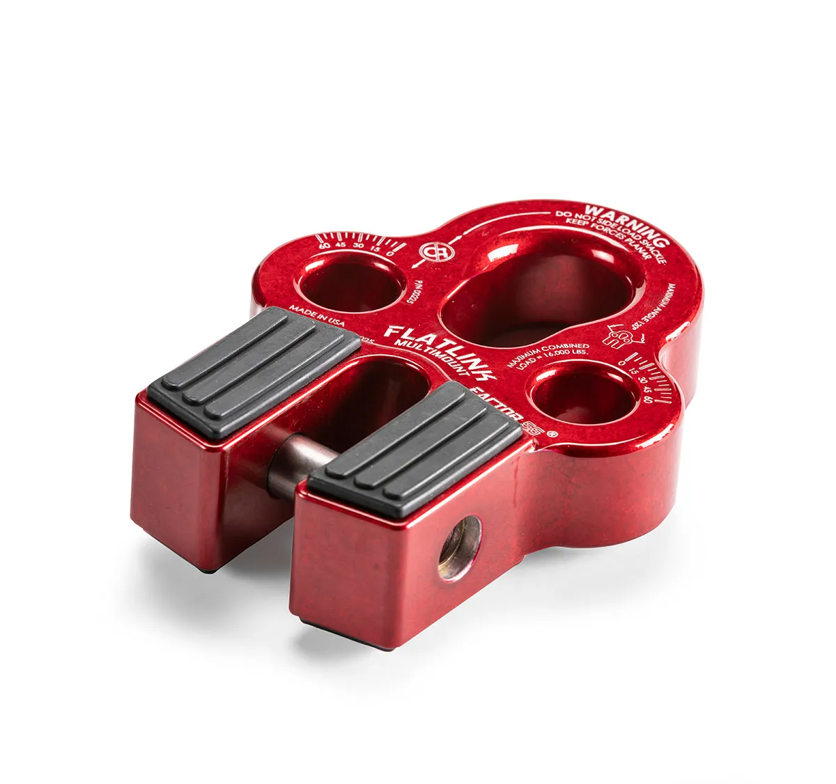 Factor 55 00225-08 Flatlink Multimount Winch Shackle Mount -- Green product image
