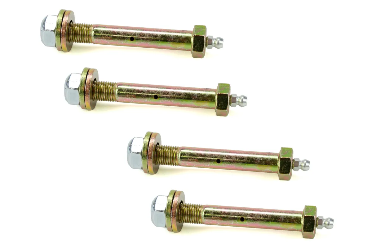 Rock Jock Johnny Joint Adjustable Control Arms 97-06 Wrangler TJ and LJ Unlimited/XJ/MJ Front Upper, Adjustable Greasable Pair RockJock 4x4