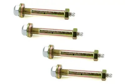 Rock Jock Johnny Joint Adjustable Control Arms 97-06 Wrangler TJ and LJ Unlimited/XJ/MJ Front Upper, Adjustable Greasable Pair RockJock 4x4
