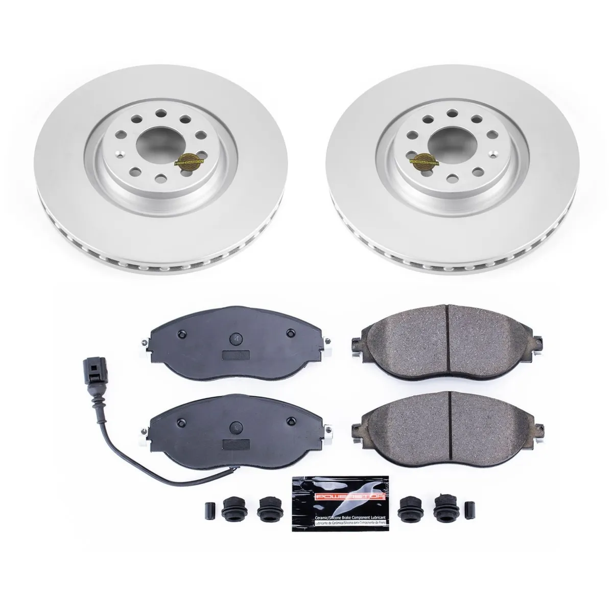 Z23 Sport Geomet Coated Rotor Kit For European Vehicles: Genuine Geomet Fully Coated Rotors; Carbon-Fiber Ceramic Pads W/Hardware product image
