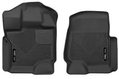 Husky Liners 1723 Super Duty F250/F350/F450 Crew Cab Front Floor Liners Xact Contour Series