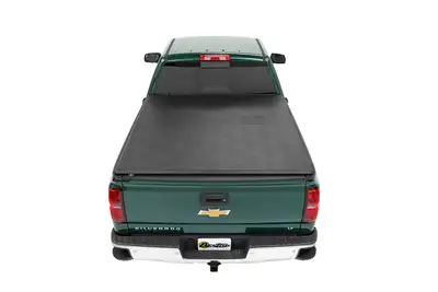 Bestop EZ-Roll Soft Tonneau Cover For 2019-2024 Silverado/Sierra 1500 5.8 Foot Black Tailgate Spoiler Not Included Bestop