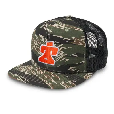 TI22 Performance Hat Flat Brim Camo Snapback With Ti22 Logo
