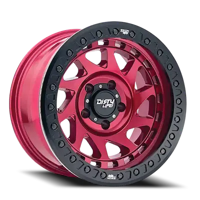 DIRTY LIFE Dirty Life Race Wheels Enigma Race 9313 Gloss Crimson Candy Red 17X9 6-139.7 -38Mm 106Mm
