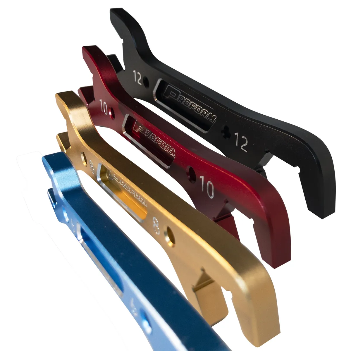 Aluminum an Wrench Set 4 Pieces Includes Size 6an Thru 12an product image