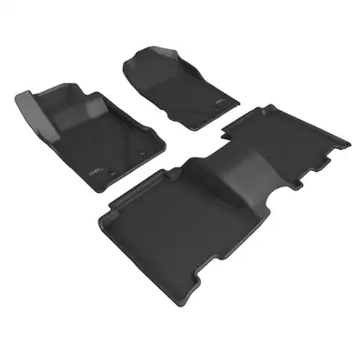 3D MAXpider 22c Bronco Fit 4 Door Carpeted Floor Kagu Black 1st & 2nd Row