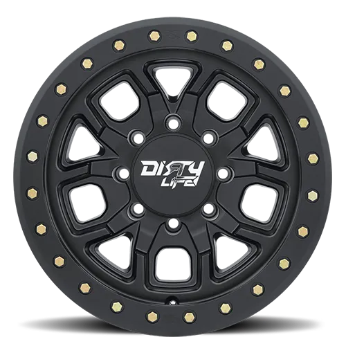 Dirty Life DT-1 9303 Series Beadlock Wheel, 17x9 8x6.5 -12mm - Matte Black product image
